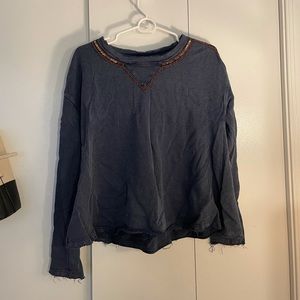 Free people embroidered sweater